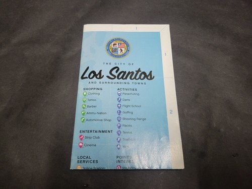 Poster mappa gta los santos - v,