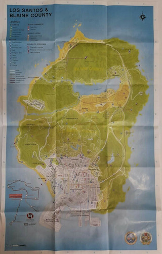 Mappa gta grand theft - grand, auto