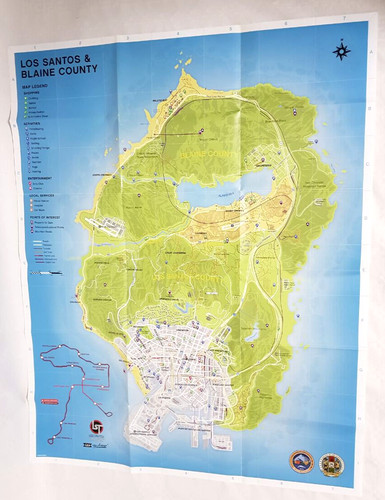 Mappa grand theft - mappa, auto