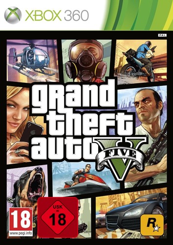Xbox 360 gta grand - gta, v